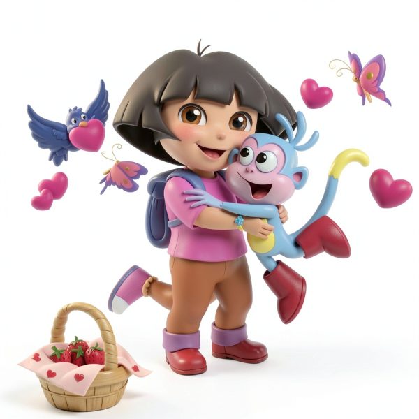 Dora the Explorer Valentine's Day Book – Nickelodeon Publishing-0