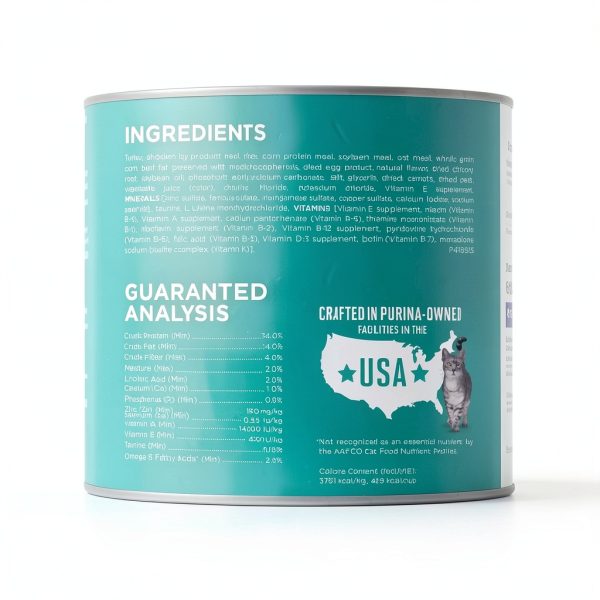 Purina ONE Sensitive Stomach Dry Cat Food Turkey 16 lb Natural Formula-4