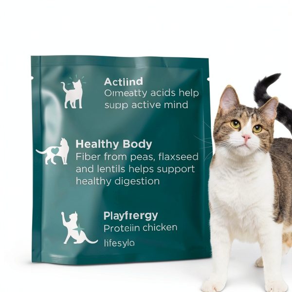 Nutrish Indoor Complete Chicken Lentils & Salmon Dry Cat Food 6 lb-3