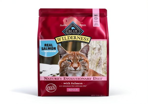 Blue Buffalo Wilderness Grain-Free Protein Salmon Dry Cat Food 11lb-5