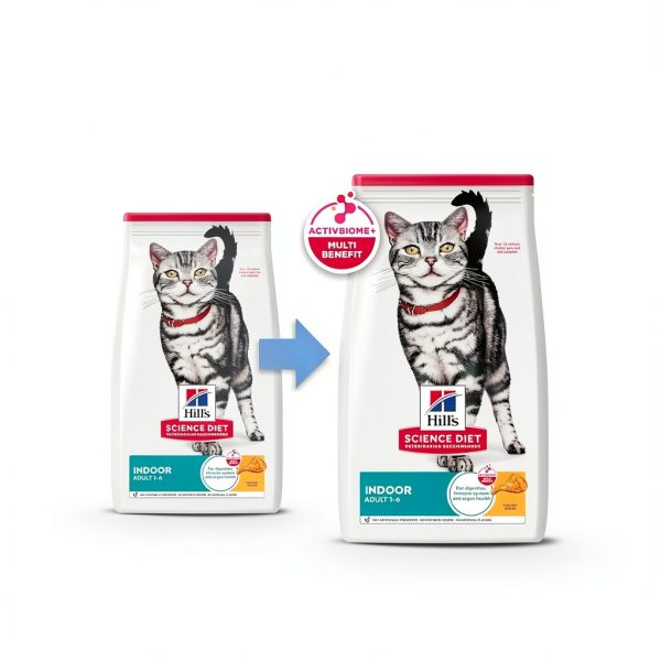 Hills Science Diet Indoor Dry Cat Food, Chicken, Litter Clean – 7 lb-1