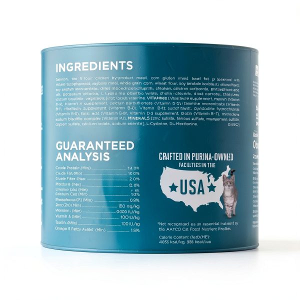 Purina ONE Dry Cat Food Tender Selects with Real Salmon 7 lb-4