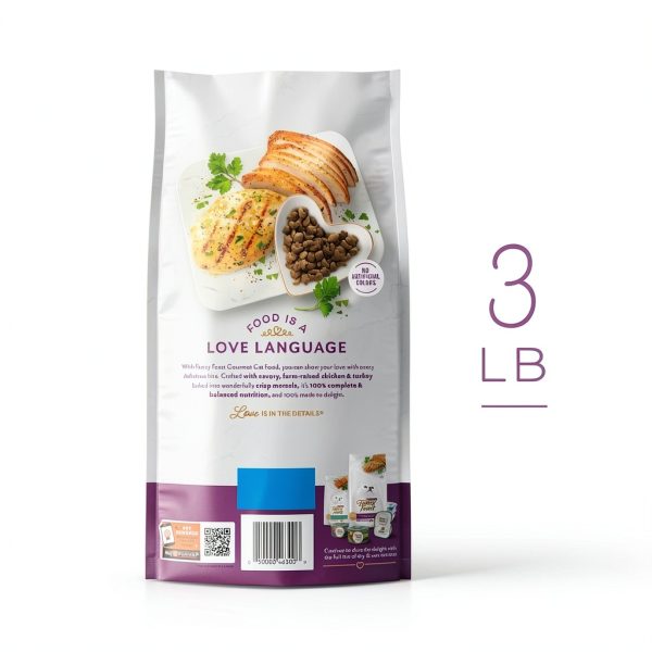 Purina Fancy Feast Dry Cat Food with Savory Farm-Raised Chicken and Turkey - 3 lb. Bag-5