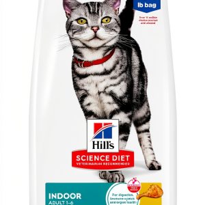 Hills Science Diet Indoor Dry Cat Food, Chicken, Litter Clean – 7 lb-0