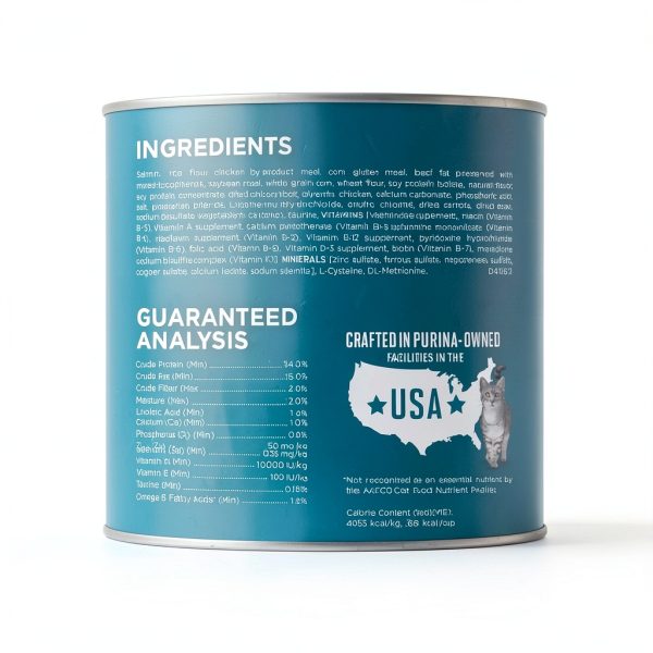 Purina ONE Natural Dry Cat Food Tender Selects Blend Salmon 3.5 lb-4