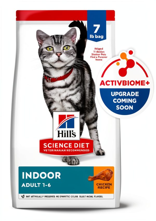 Hills Science Diet Indoor Dry Cat Food, Chicken, Litter Clean – 7 lb-12